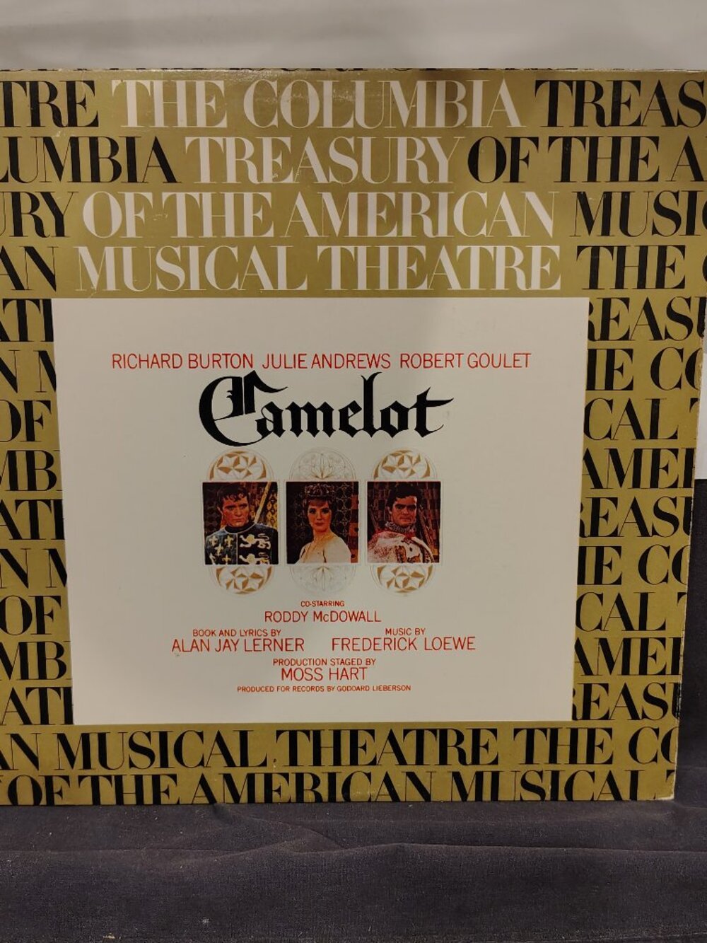 Camelot Original Broadway Cast LP Lerner Loewe Julie Andrews JS 32602